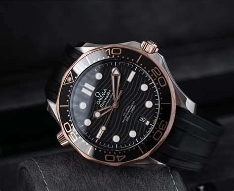 omega 300m 42mm for sale|Seamaster Diver 300M 42 mm, Sedna™ gold on rubber strap.